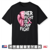 Her Fight Is Our Fight Boxing Glove Breast Cancer Awareness Shirt
