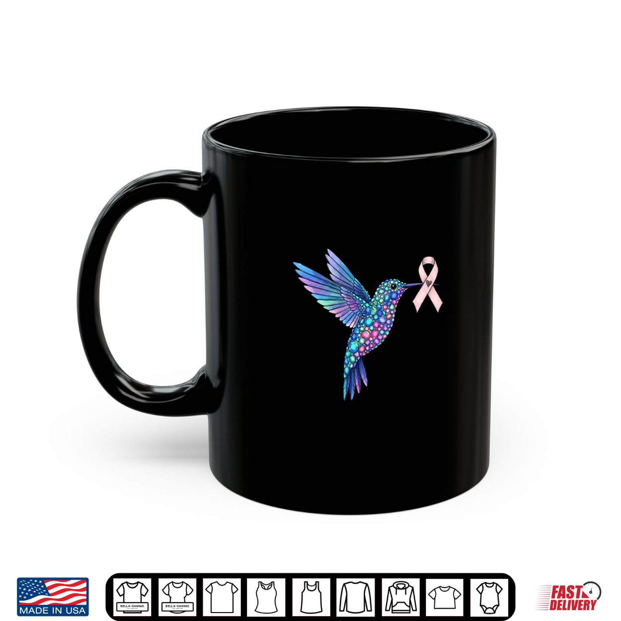 Hummingbird Pink Ribbon Breast Cancer Awareness Support Shirt Hummingbird Pink Ribbon Breast Cancer Awareness Support Shirt