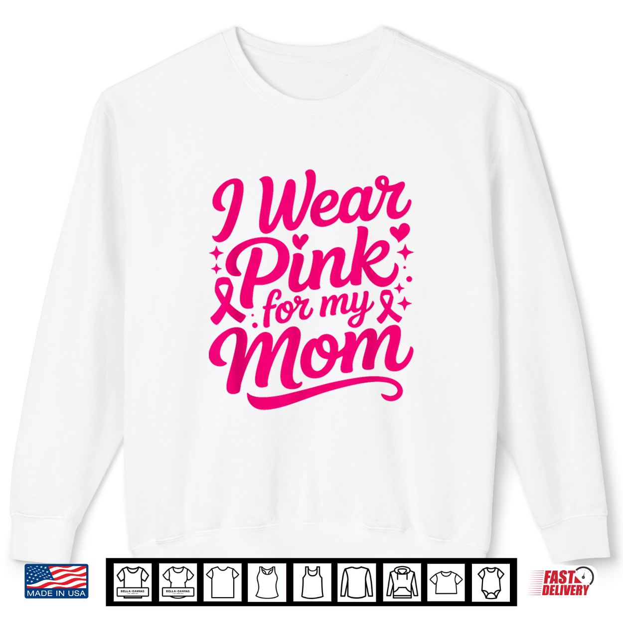 I Wear Pink For My Mama Pink Ribbon Shirt I Wear Pink For My Mama Pink Ribbon Shirt
