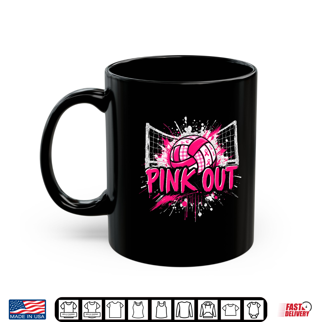 Pink Out Volleyball Breast Cancer Awareness Shirt Pink Out Volleyball Breast Cancer Awareness Shirt