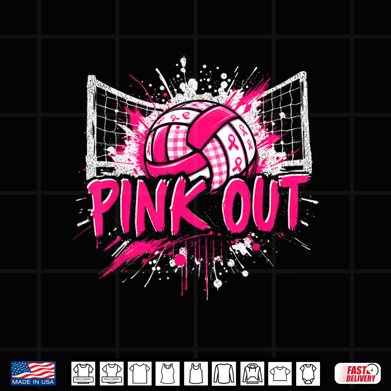 Pink Out Volleyball Breast Cancer Awareness Shirt Pink Out Volleyball Breast Cancer Awareness Shirt