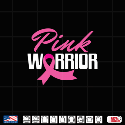 Design Pink Warrior Breast Cancer Awareness Shirt