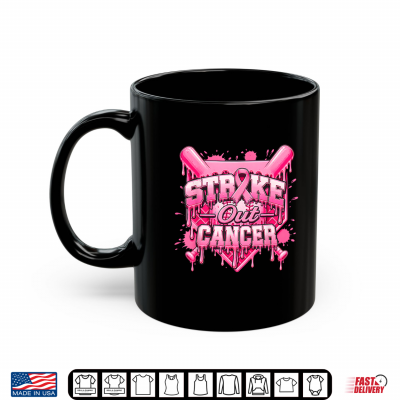 Strike Out Cancer Baseball Breast Cancer Awareness Shirt 3 Mug Strike Out Cancer Baseball Breast Cancer Awareness Shirt