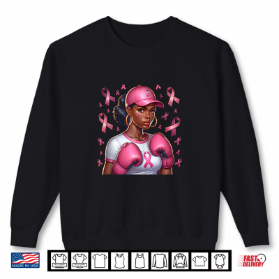 Sweatshirt African American Black Women Breast Cancer Awareness Shirt