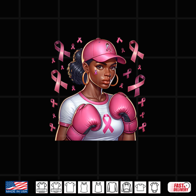Design African American Black Women Breast Cancer Awareness Shirt