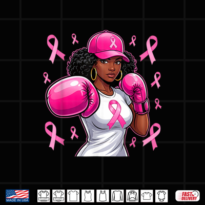 Black African American Fight Breast Cancer Pink Ribbon Shirt 4 Design Black African American Fight Breast Cancer Pink Ribbon Shirt