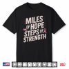 Breast Cancer Awareness Runner Running Pink Ribbon Shirt