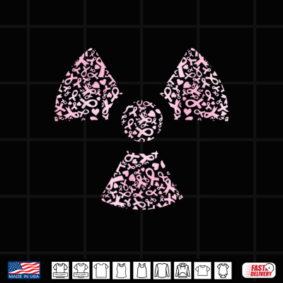 Breast Cancer Awareness Radiation Symbol Mammography Tech Shirt 4 Design Breast Cancer Awareness Radiation Symbol Mammography Tech Shirt