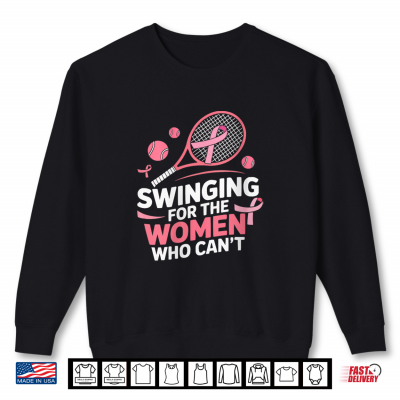 Breast Cancer Awareness Tennis Player Pink Ribbon Shirt 2 Sweatshirt Breast Cancer Awareness Tennis Player Pink Ribbon Shirt