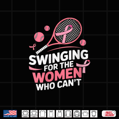 Breast Cancer Awareness Tennis Player Pink Ribbon Shirt 4 Design Breast Cancer Awareness Tennis Player Pink Ribbon Shirt