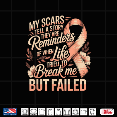 Breast Cancer My Scars Tell A Story Life Failed Shirt 4 Design Breast Cancer My Scars Tell A Story Life Failed Shirt