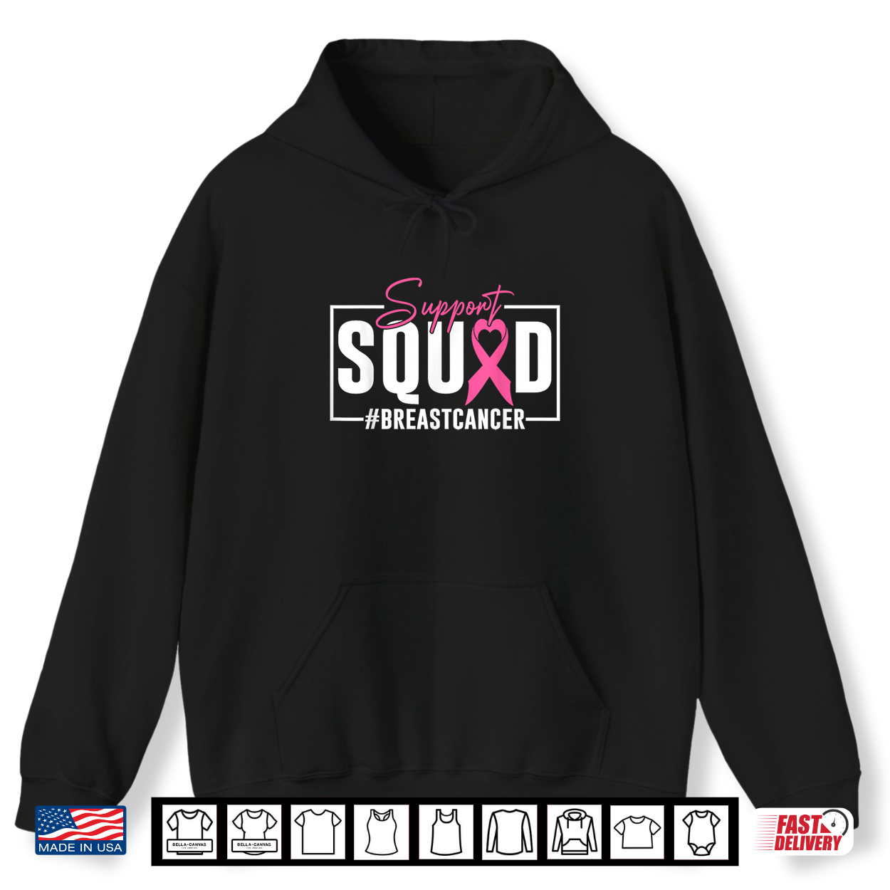 Breast Cancer Warrior Support Squad Breast Cancer Awareness Shirt Breast Cancer Warrior Support Squad Breast Cancer Awareness Shirt