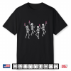 Dancing Skeletons Breast Cancer Awareness Pink Ribbon Shirt