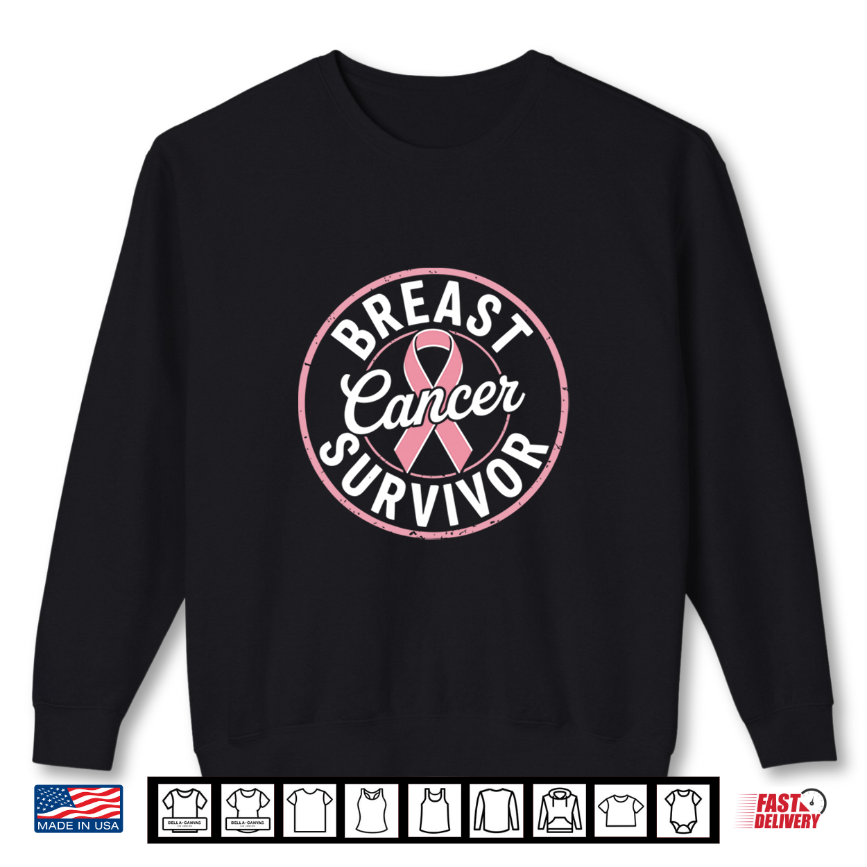 Pink Ribbon Breast Cancer Survivor Shirt Pink Ribbon Breast Cancer Survivor Shirt