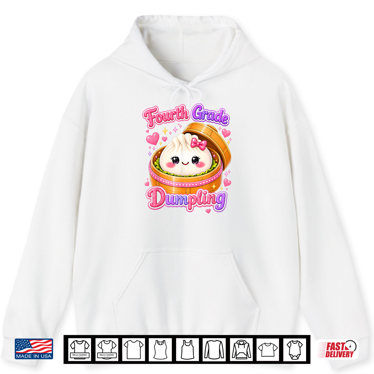 4Th Grade Dumpling Cute First Day Of School Teacher Student Shirt