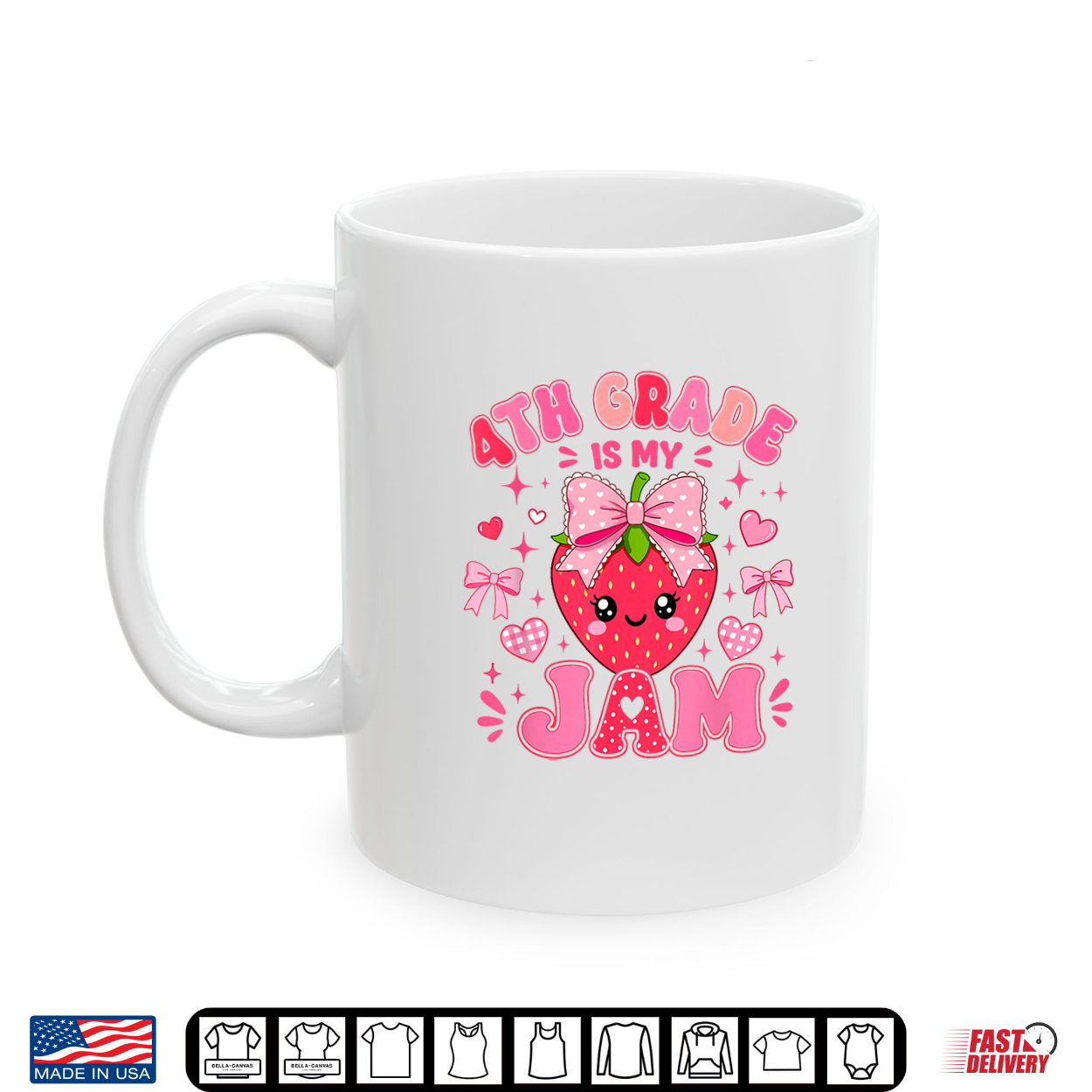 4Th Grade Is My Jam Strawberry Teacher First Day Of School Shirt 4Th Grade Is My Jam Strawberry Teacher First Day Of School Shirt