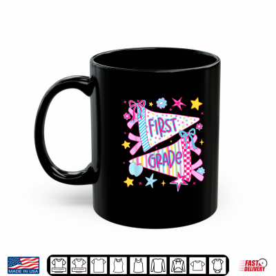 1St First Day Of First Grade Back To School Pennant Bow Shirt 3 Mug 1st First Day Of First Grade Back To School Pennant Bow Shirt