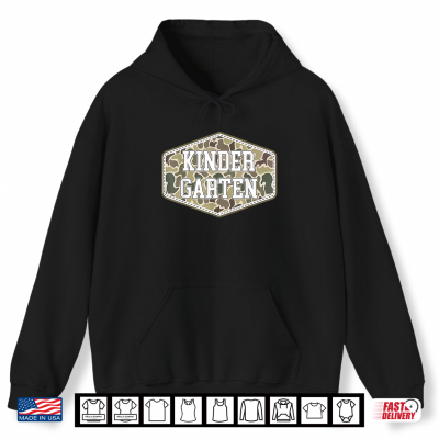Hoodie Camo Kindergarten Boy Back To School Student Teacher Shirt