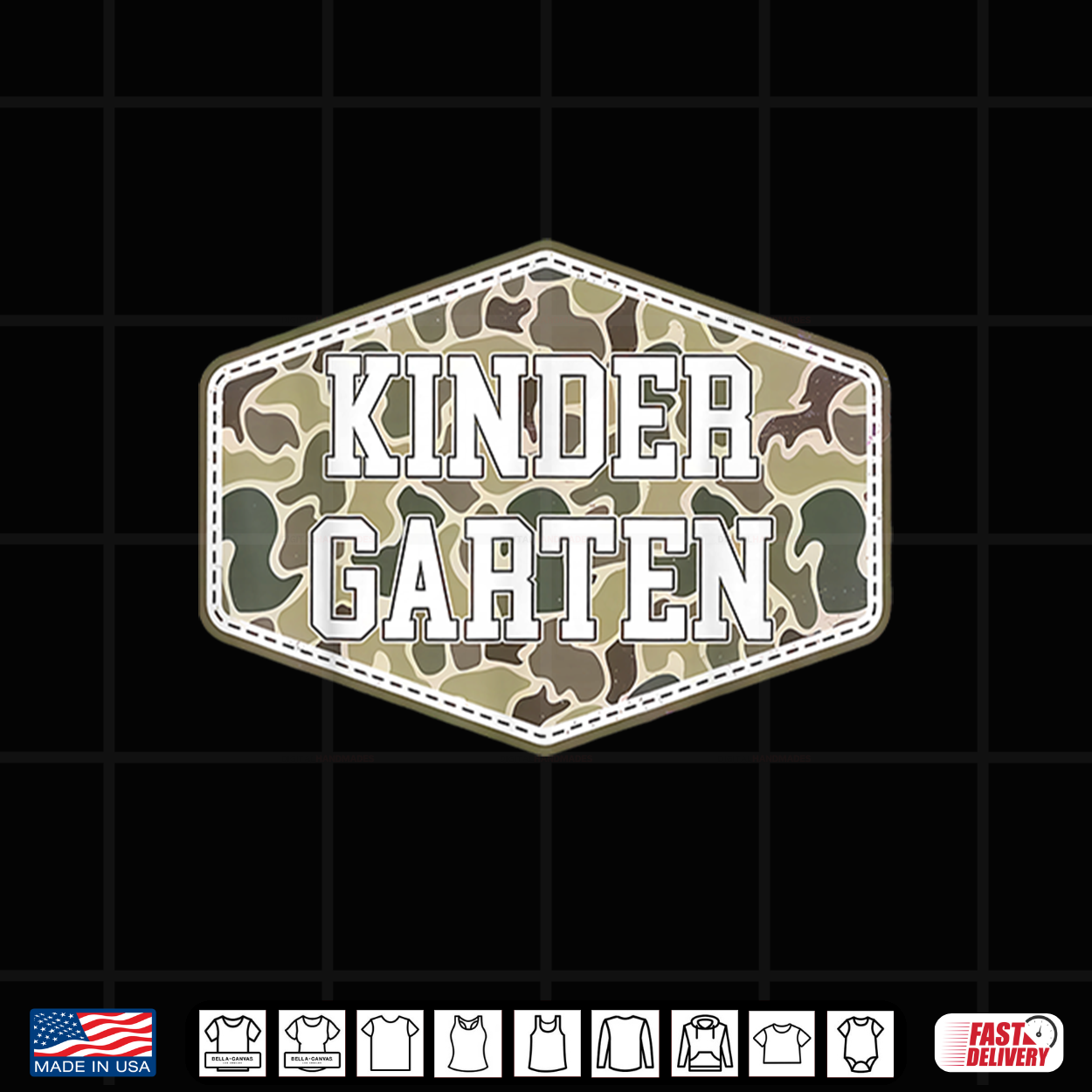 Camo Kindergarten Boy Back To School Student Teacher Shirt