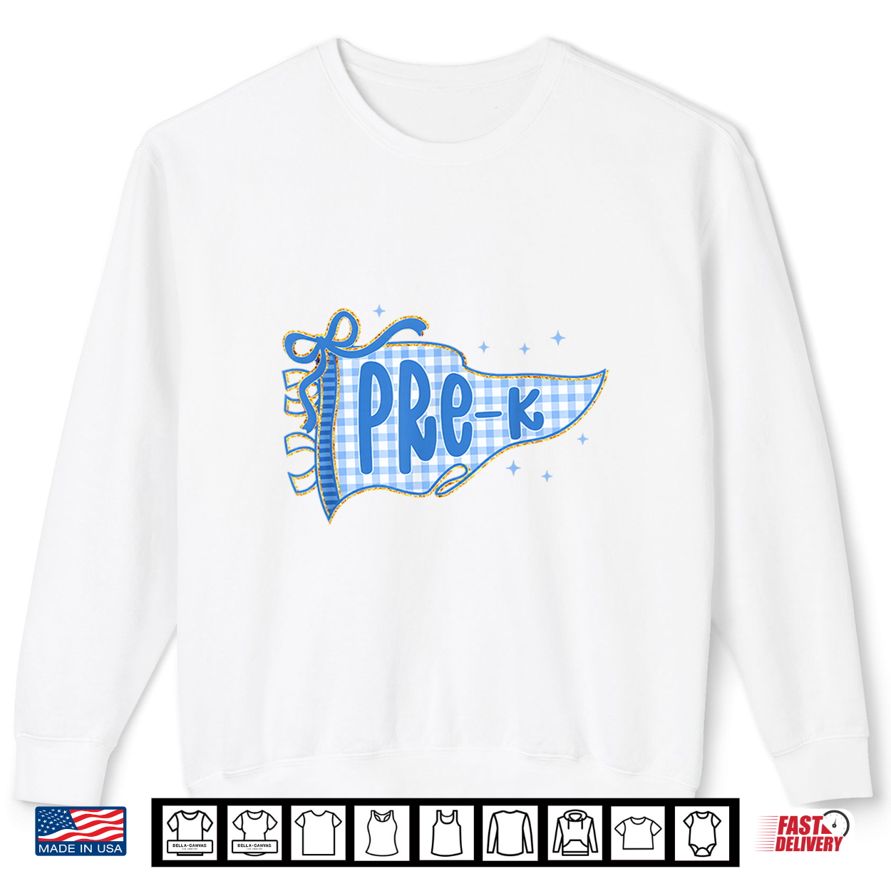 Cute Pennant Flag Blue First Day Of Preschool Teacher Student Shirt Cute Pennant Flag Blue First Day Of Preschool Teacher Student Shirt