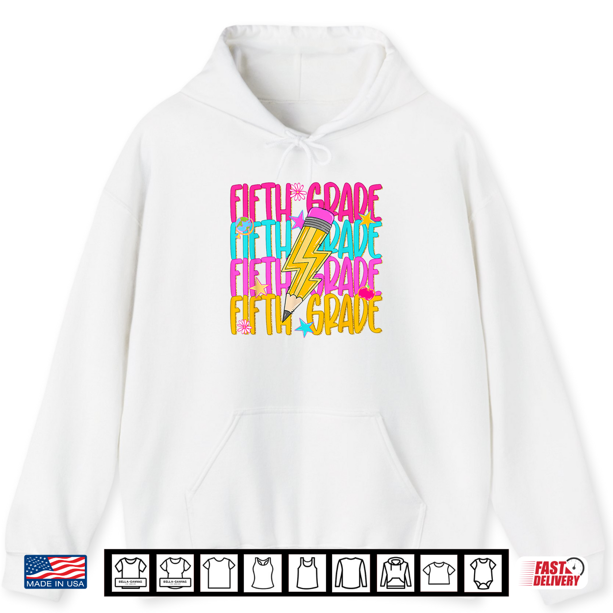 Fifth Grade Back To School First Day 5Th Grade Teacher Student Shirt