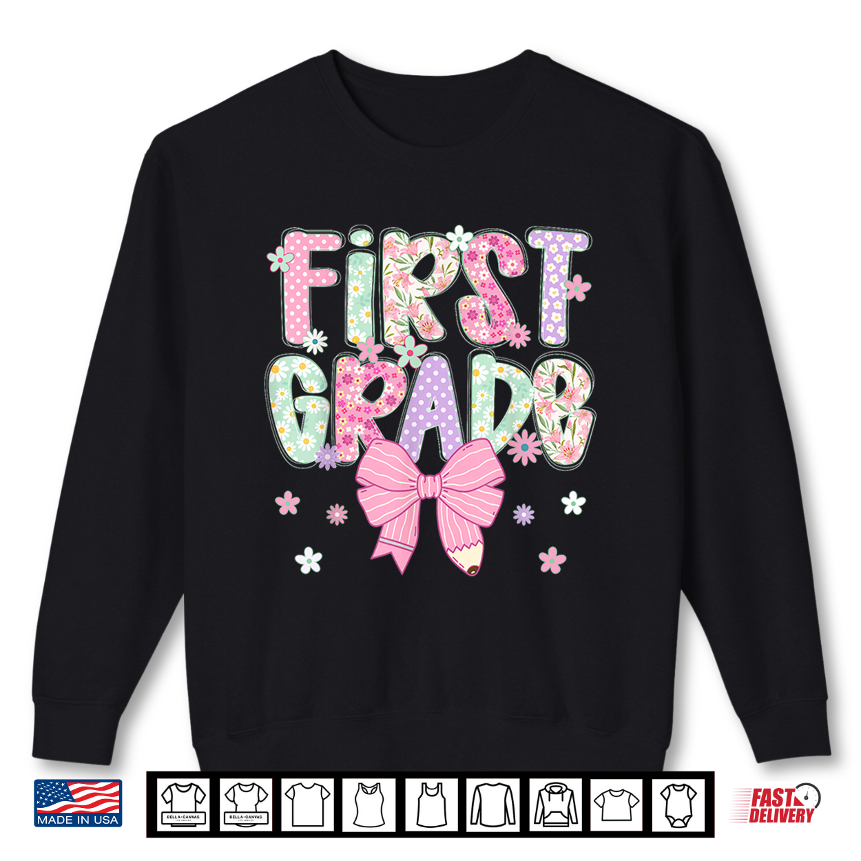 First 1St Grade Teacher Coquette Bow Shirt First 1St Grade Teacher Coquette Bow Shirt
