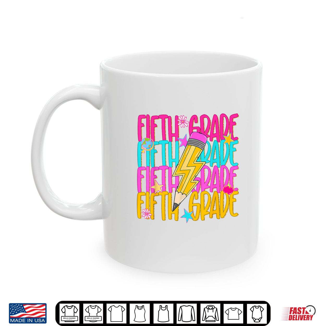 Fifth Grade Back To School First Day 5Th Grade Teacher Student Shirt