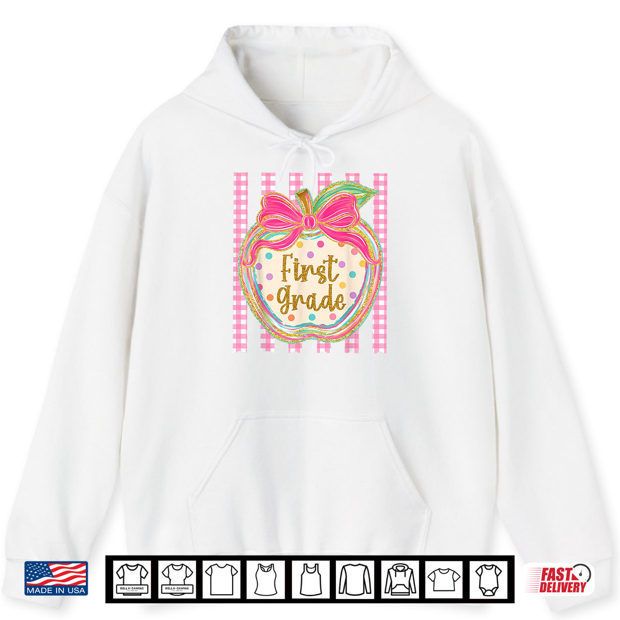 First Grade Back To School First Day 1St Grade Teacher Student Shirt