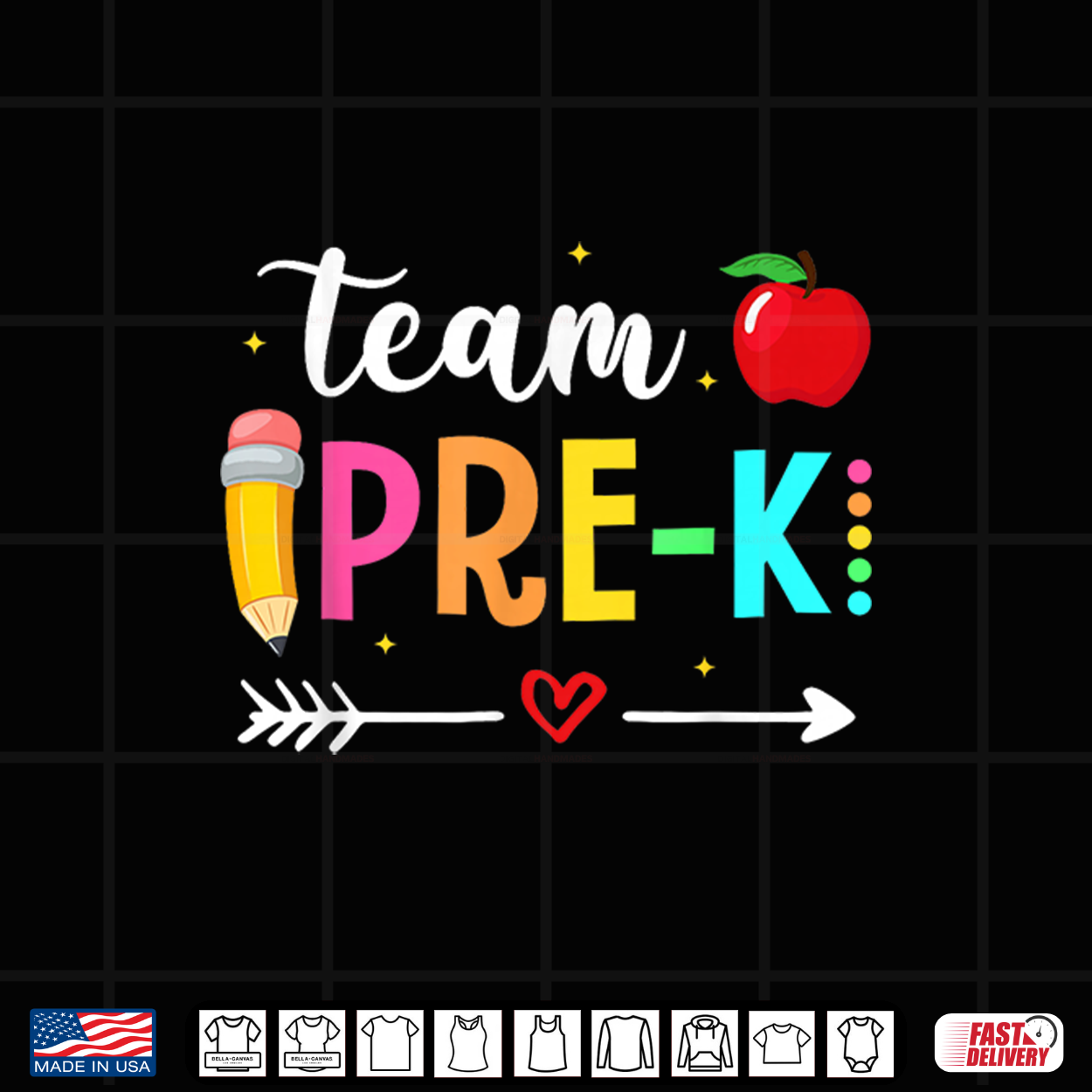 First Day Of Pre K Back To School Teacher Student Shirt
