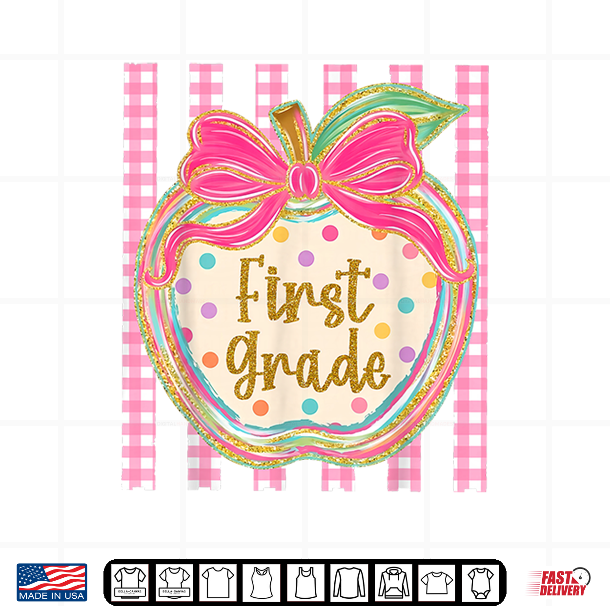 First Grade Back To School First Day 1St Grade Teacher Student Shirt