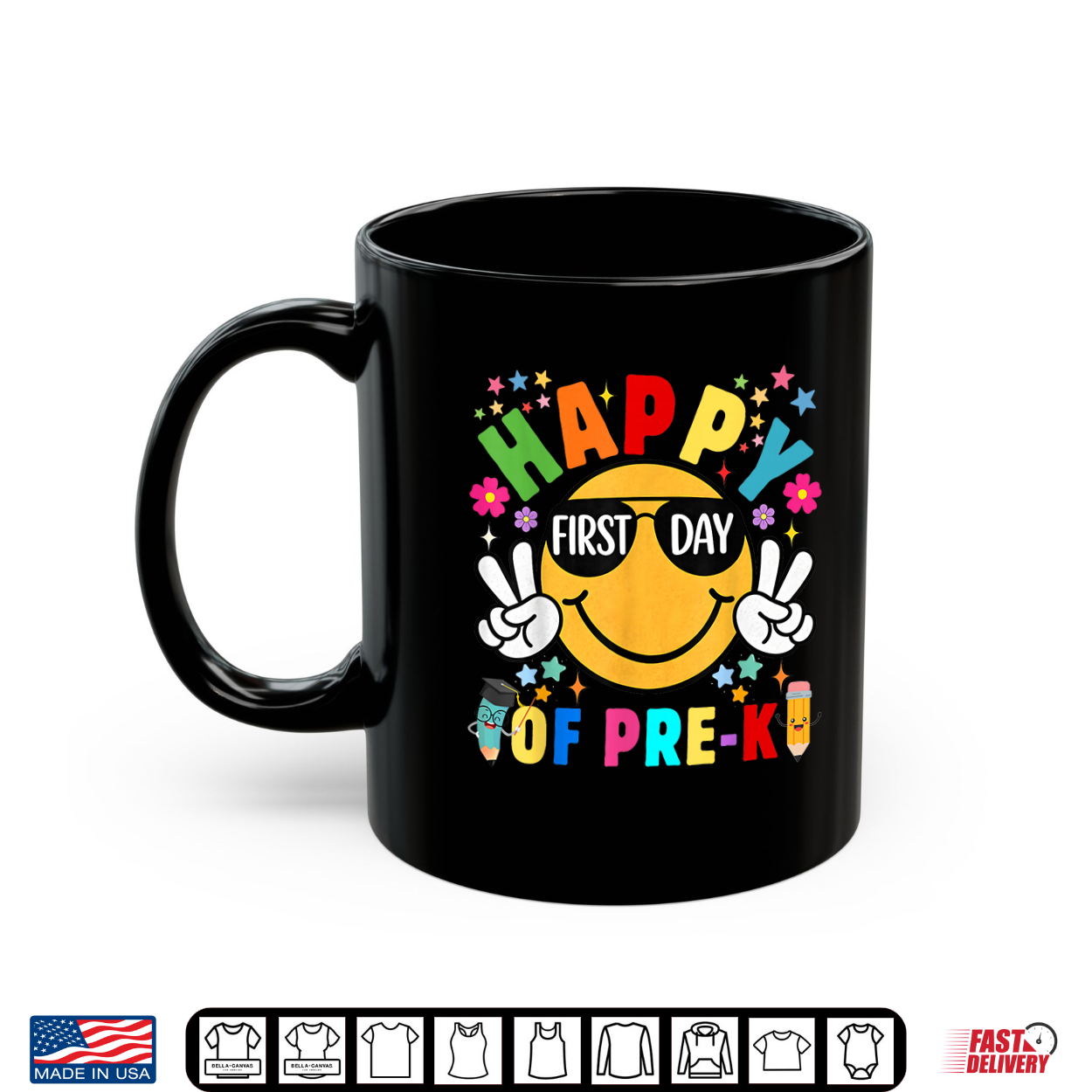 Happy First Day Of Pre K Teacher Student Shirt