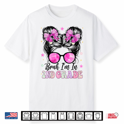 Im In 2Nd Second Grade Pencil Bow Back To School Student Shirt