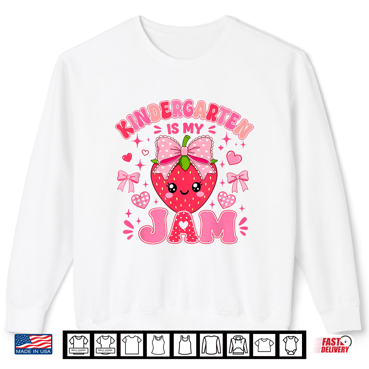 Kindergarten Is My Jam Strawberry Teacher 1St Day Of School Shirt Kindergarten Is My Jam Strawberry Teacher 1St Day Of School Shirt