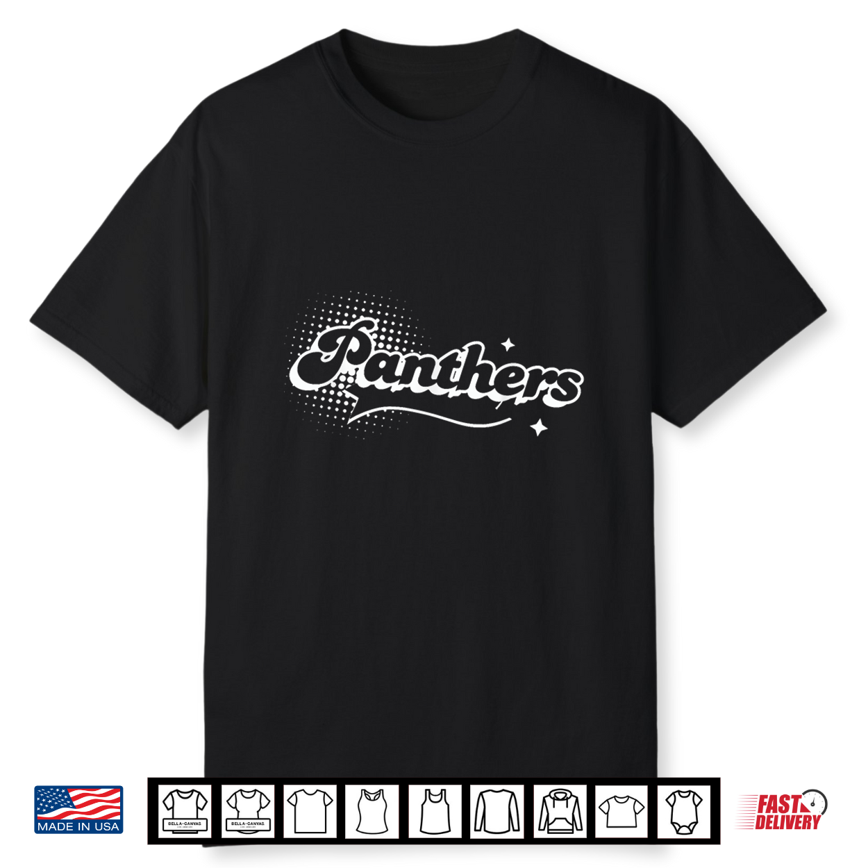Retro Panthers Mascot Back To School Spirit Sport Fan Shirt Retro Panthers Mascot Back To School Spirit Sport Fan Shirt