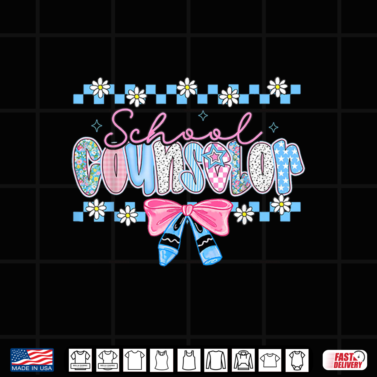 School Counselor Cute Coquette Bow Floral Back To School Shirt School Counselor Cute Coquette Bow Floral Back To School Shirt