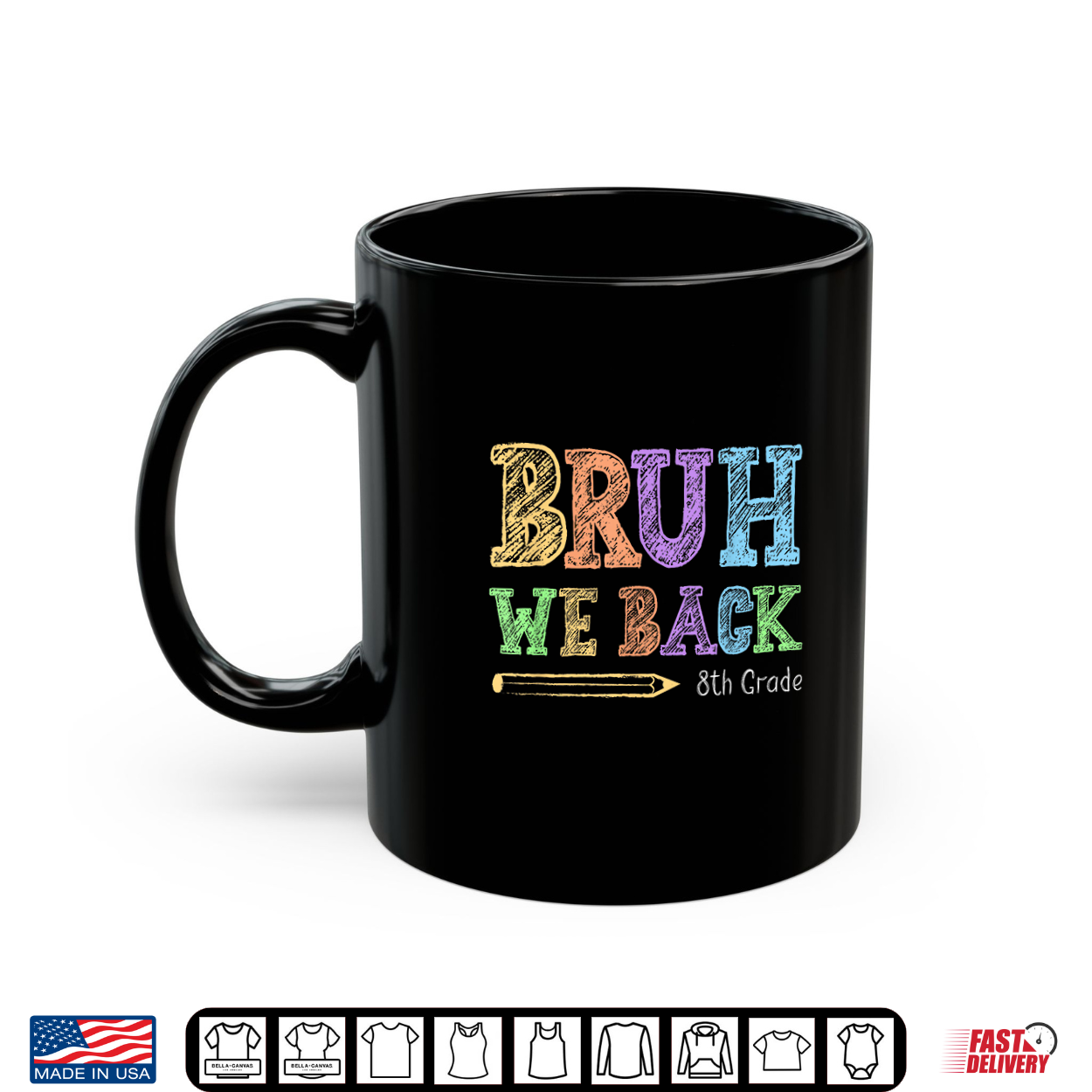 We Back 8Th Grade First Day Back To School Teacher Shirt