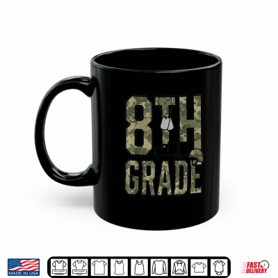 Mug Camo Team 8th Grade Squad Back To School Student Shirt