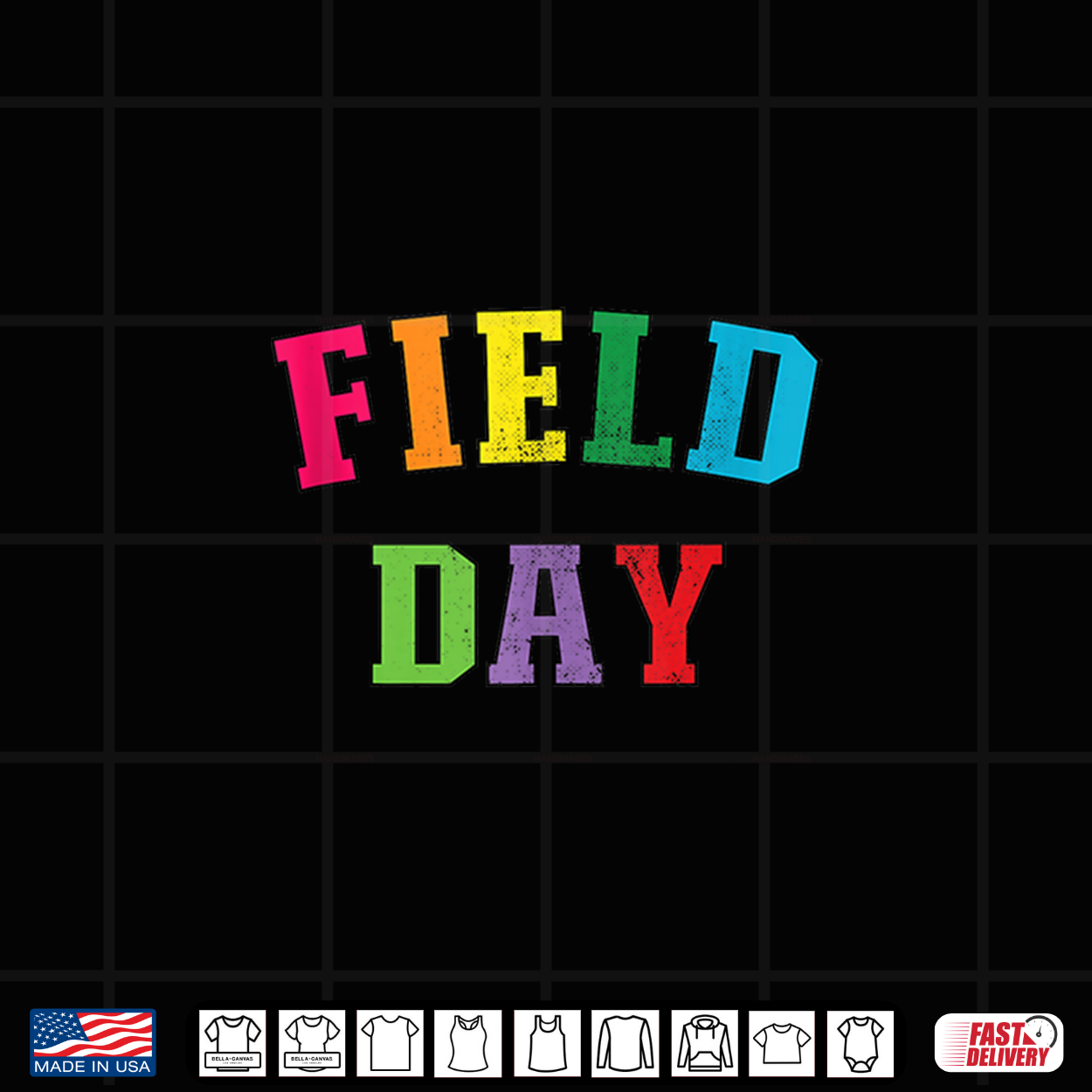 Field Day 2026 Colorful For School Teacher Student Team Shirt