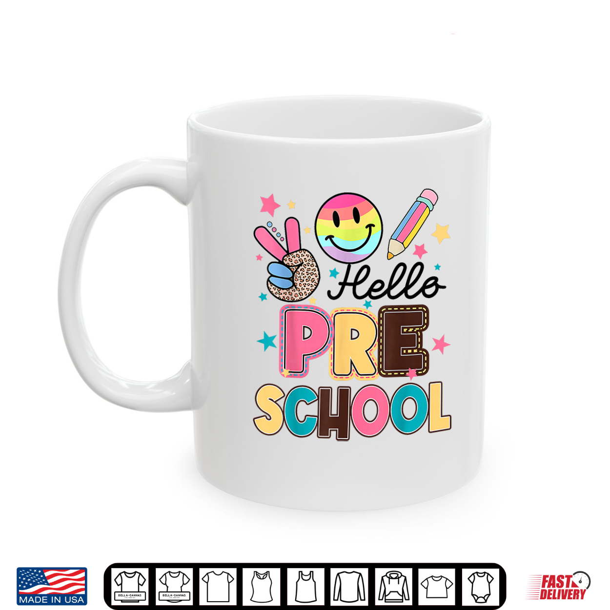 Hello Preschool 1St Day Back Of School Teacher Student Shirt Hello Preschool 1St Day Back Of School Teacher Student Shirt