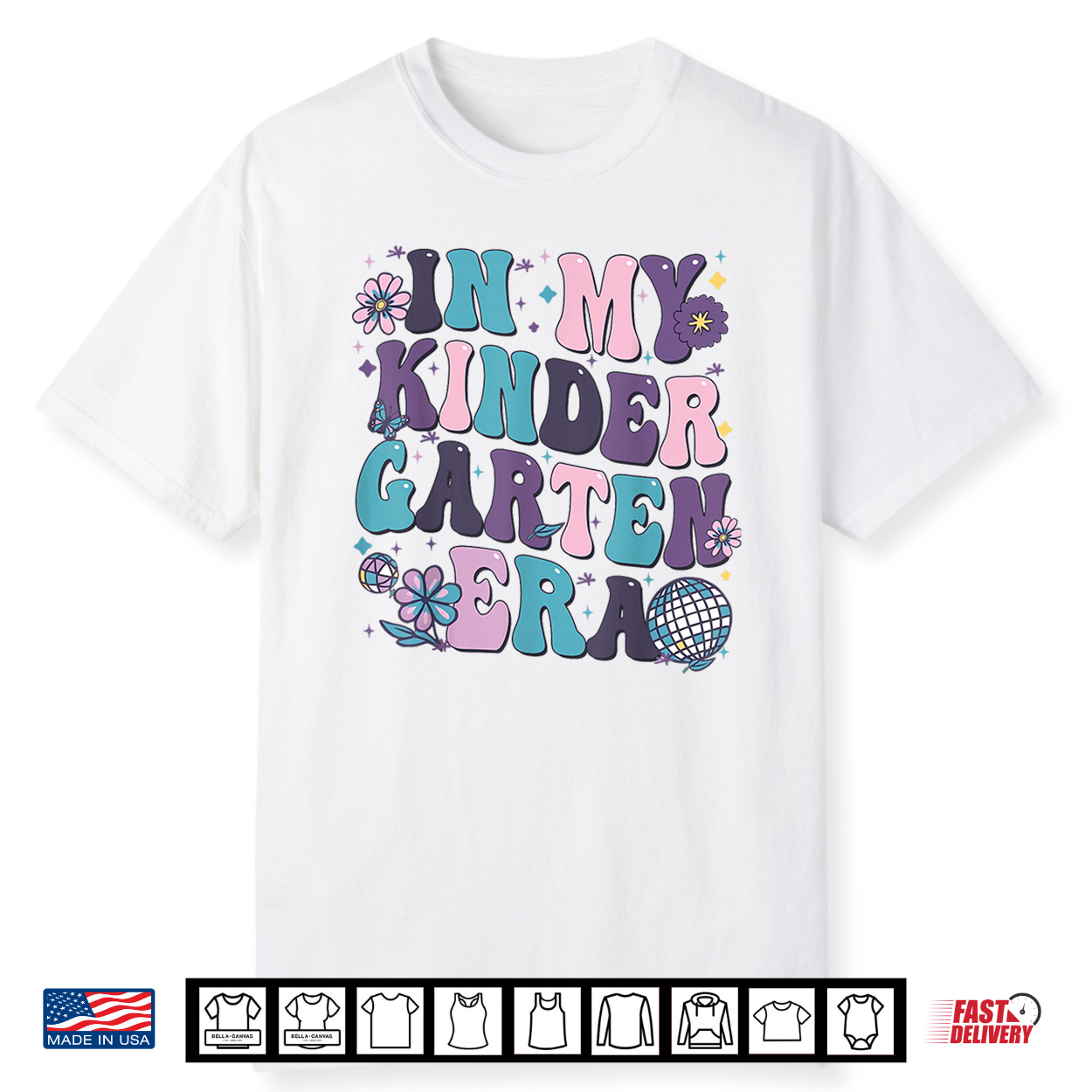 In My Kindergarten Era 1St Day Of Back To School Teacher Student Shirt In My Kindergarten Era 1St Day Of Back To School Teacher Student Shirt