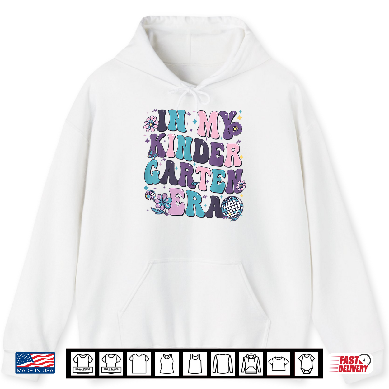 In My Kindergarten Era 1St Day Of Back To School Teacher Student Shirt In My Kindergarten Era 1St Day Of Back To School Teacher Student Shirt