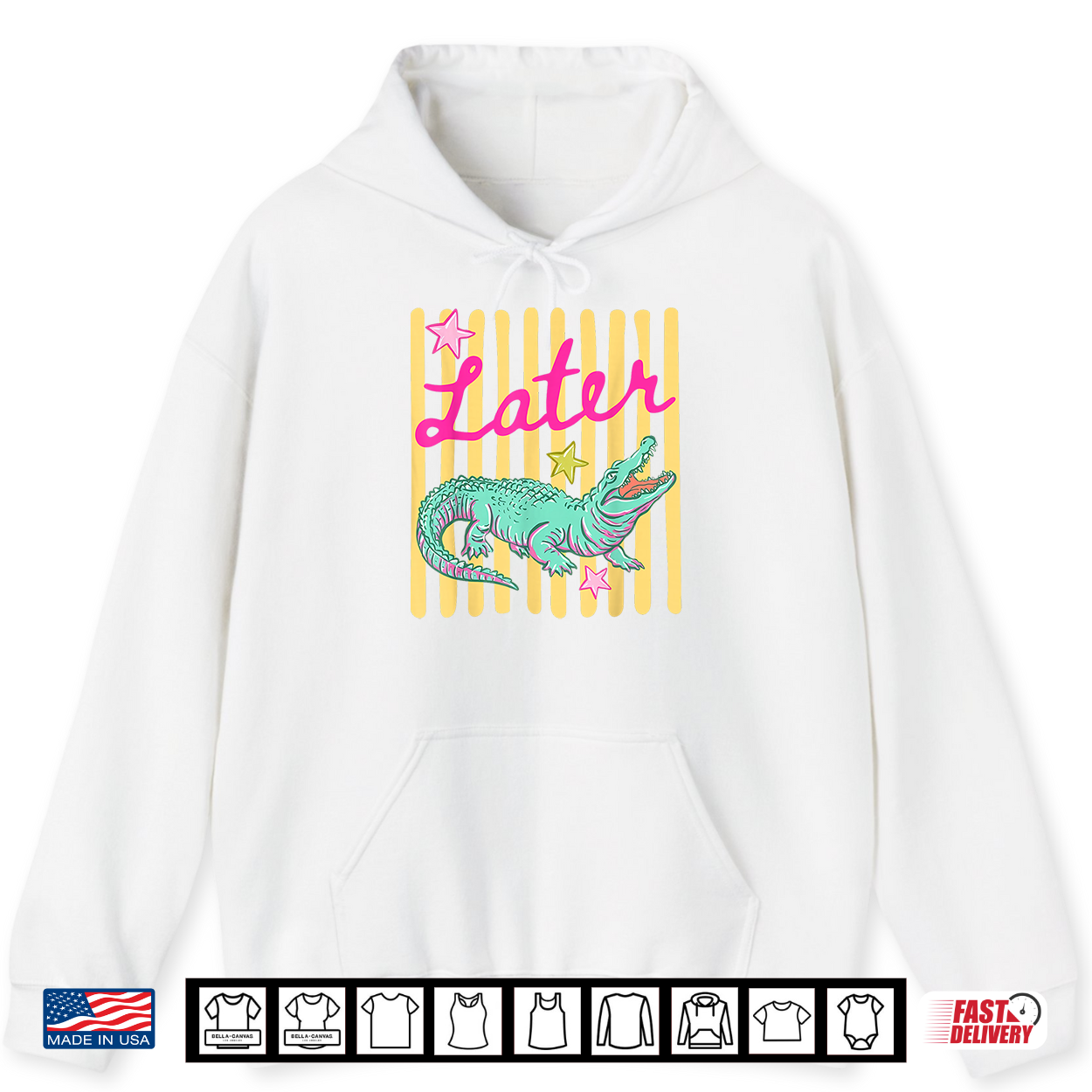 Later Gator Alligator Preppy Last Day Teacher Student Shirt
