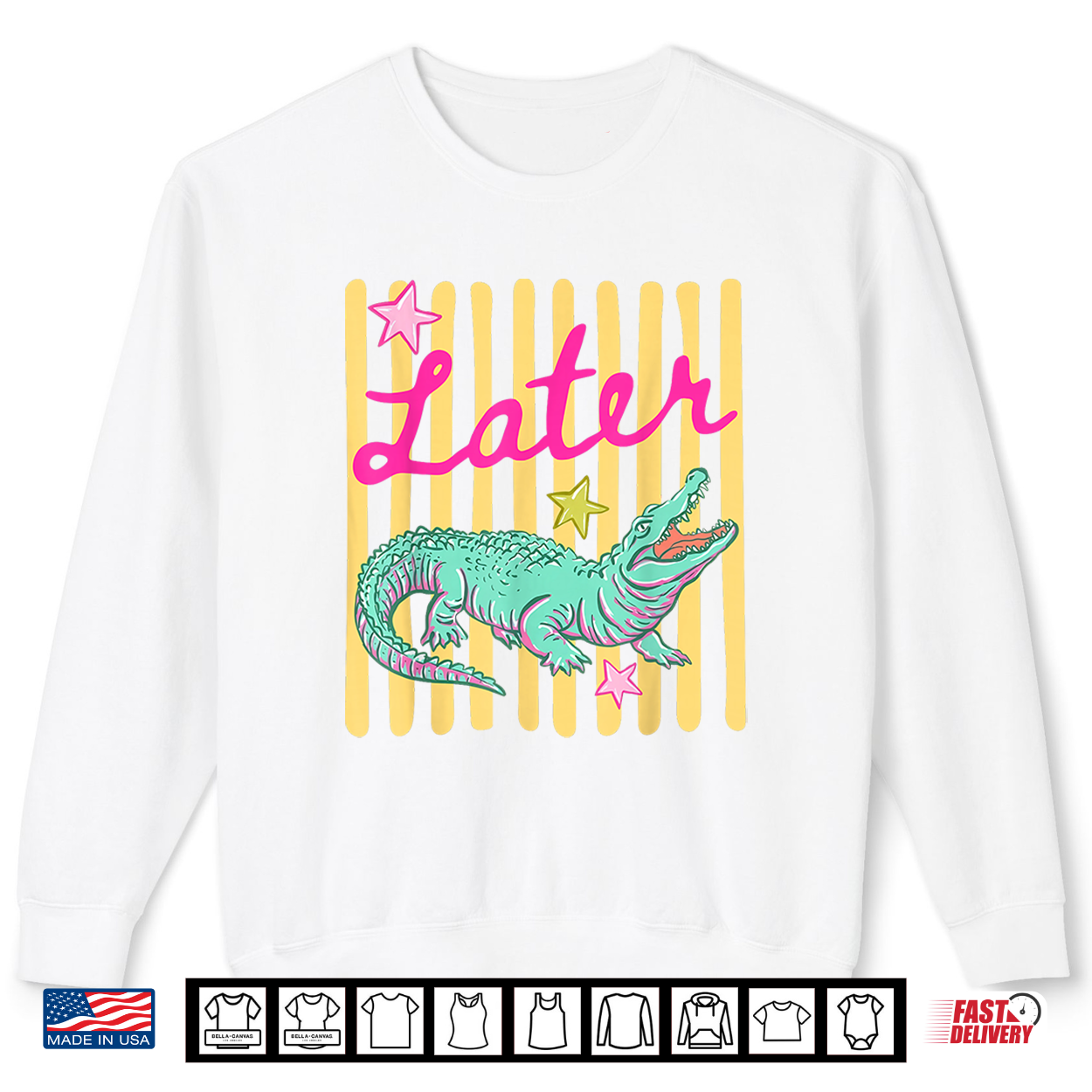 Later Gator Alligator Preppy Last Day Teacher Student Shirt