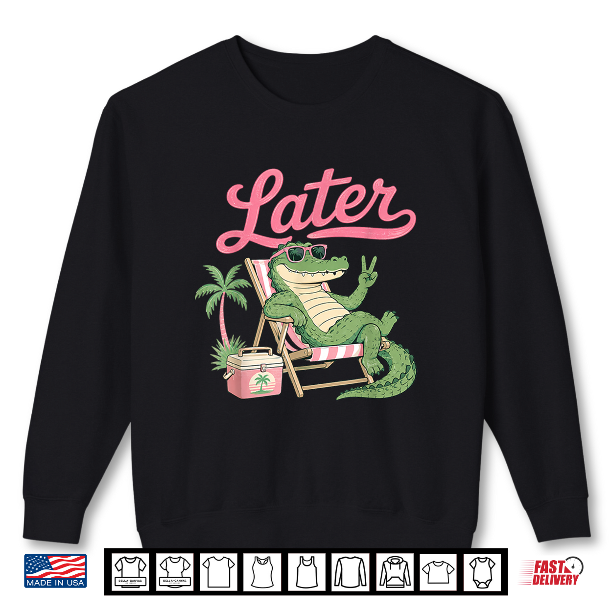 See You Later Last Day Of School Teacher Summer Alligator Shirt