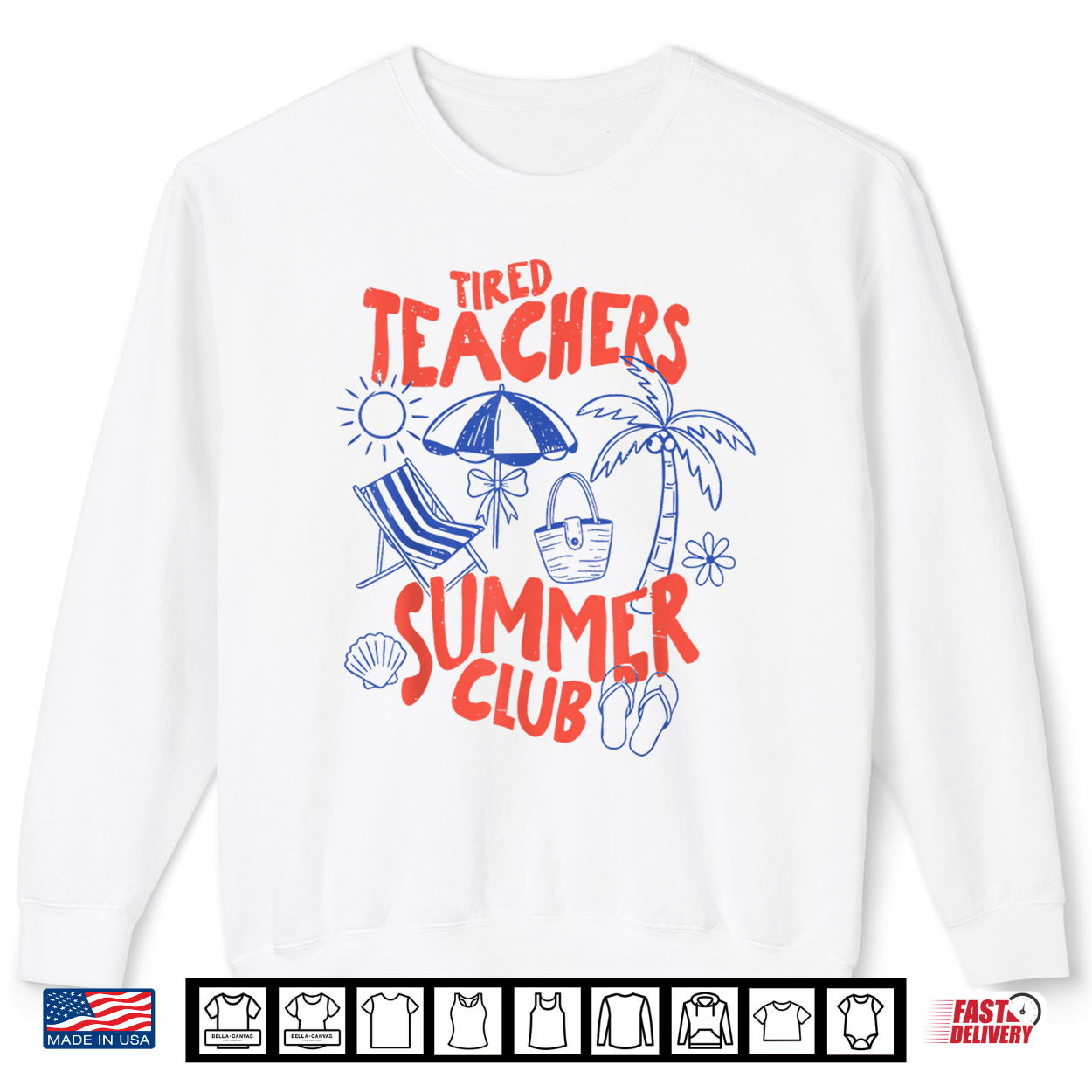 Tired Teacher Summer Club Teacher Last Day Of School Shirt