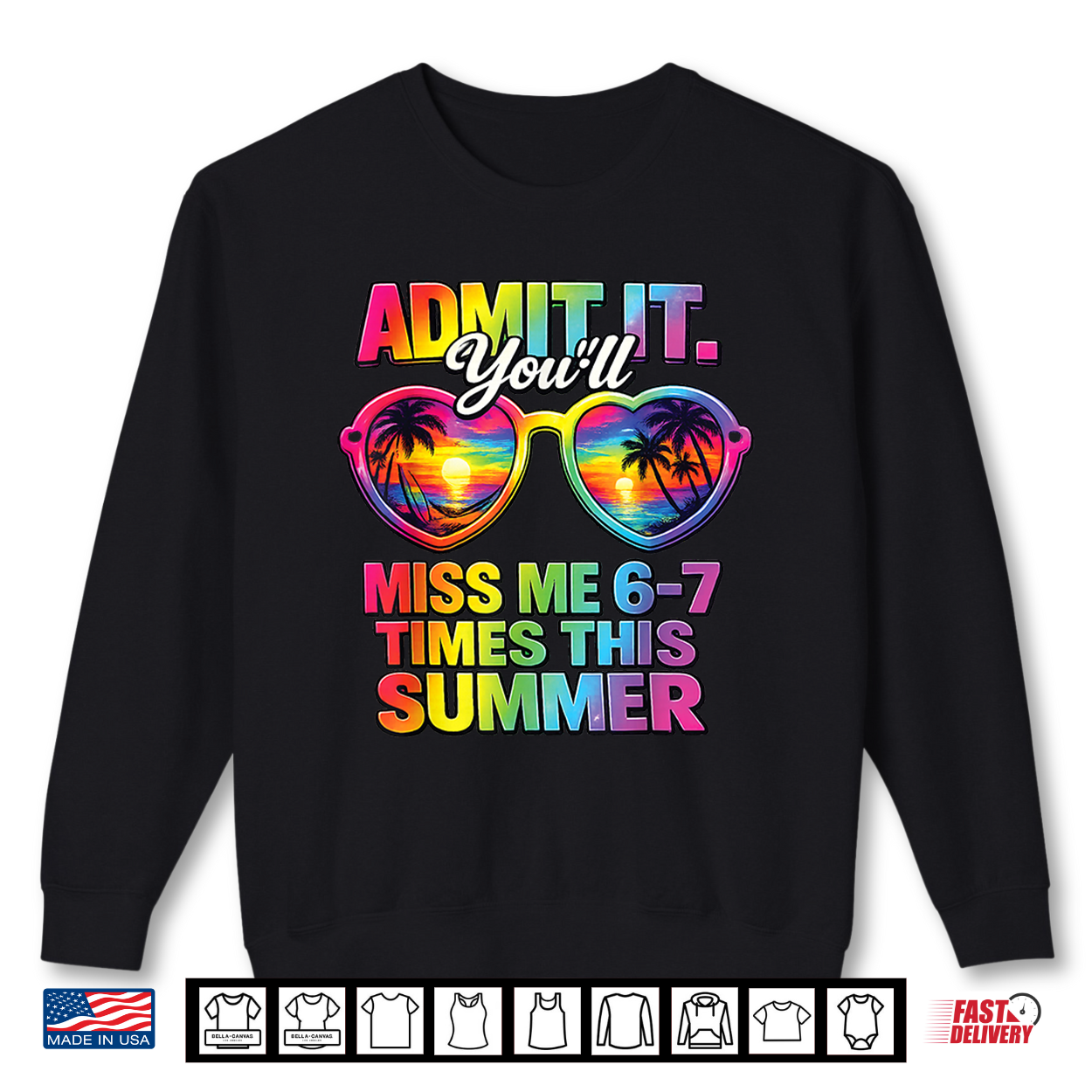 Admit It You’Ll Miss Me 6 7 Times This Summer Teacher Student Shirt