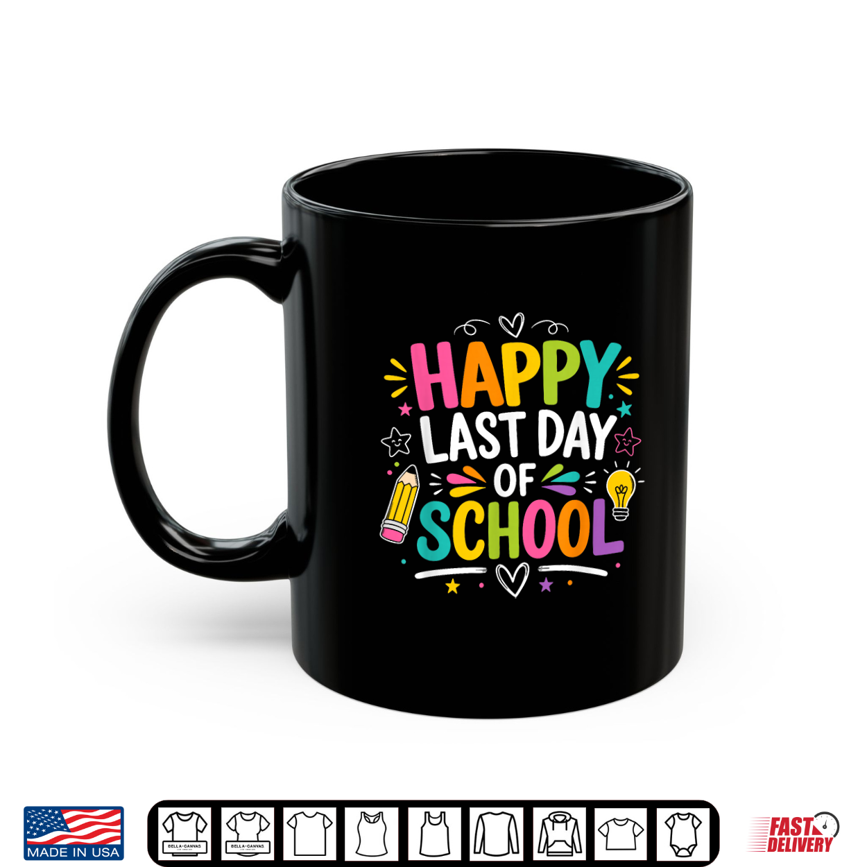 Happy Last Day Of School Funny Graduation Teacher Student Shirt