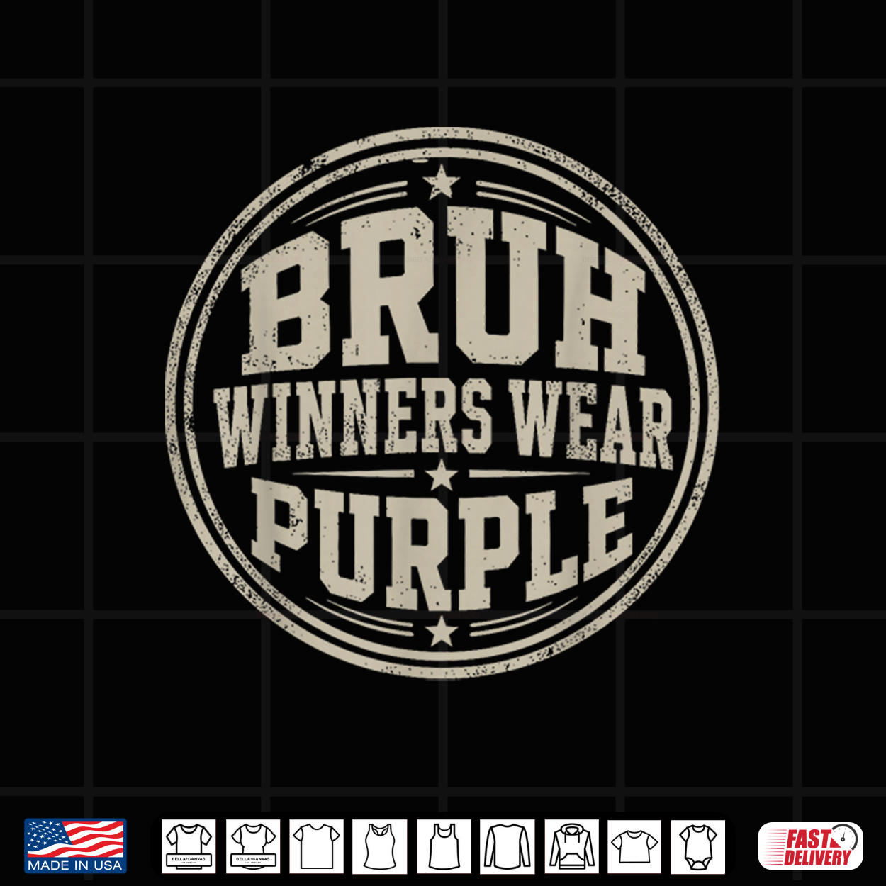Purple Field Day Team Spirit Bruh Winners Wear Purple Shirt Purple Field Day Team Spirit Bruh Winners Wear Purple Shirt