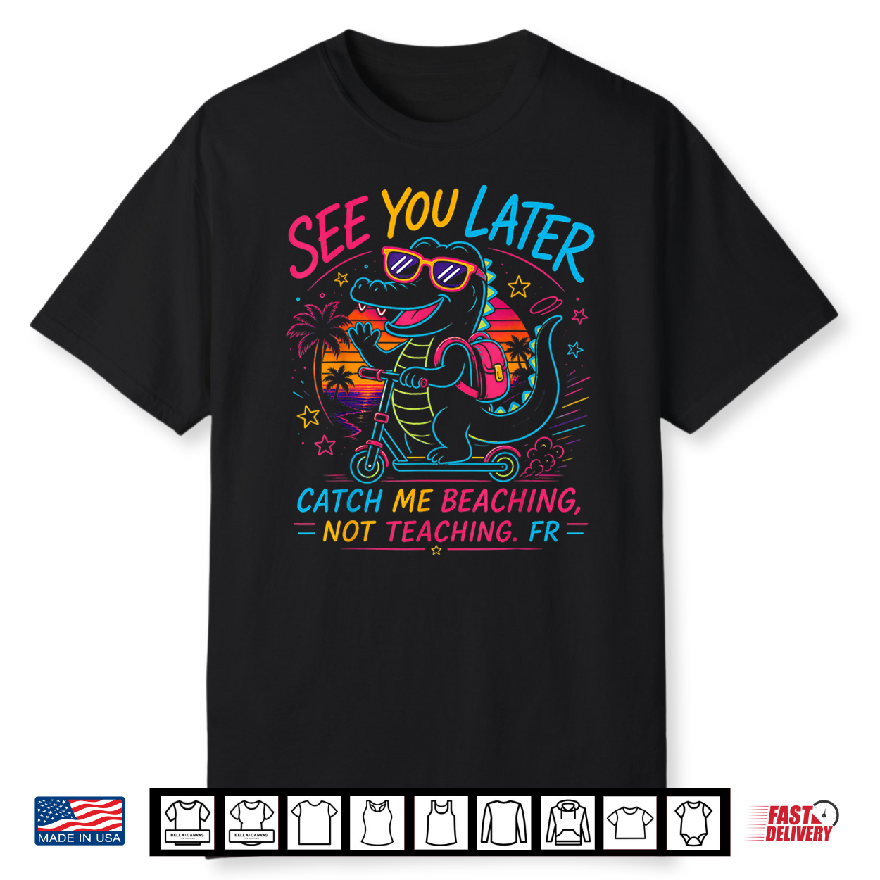 See You Later Alligator Summer Teacher Last Day Of School Shirt