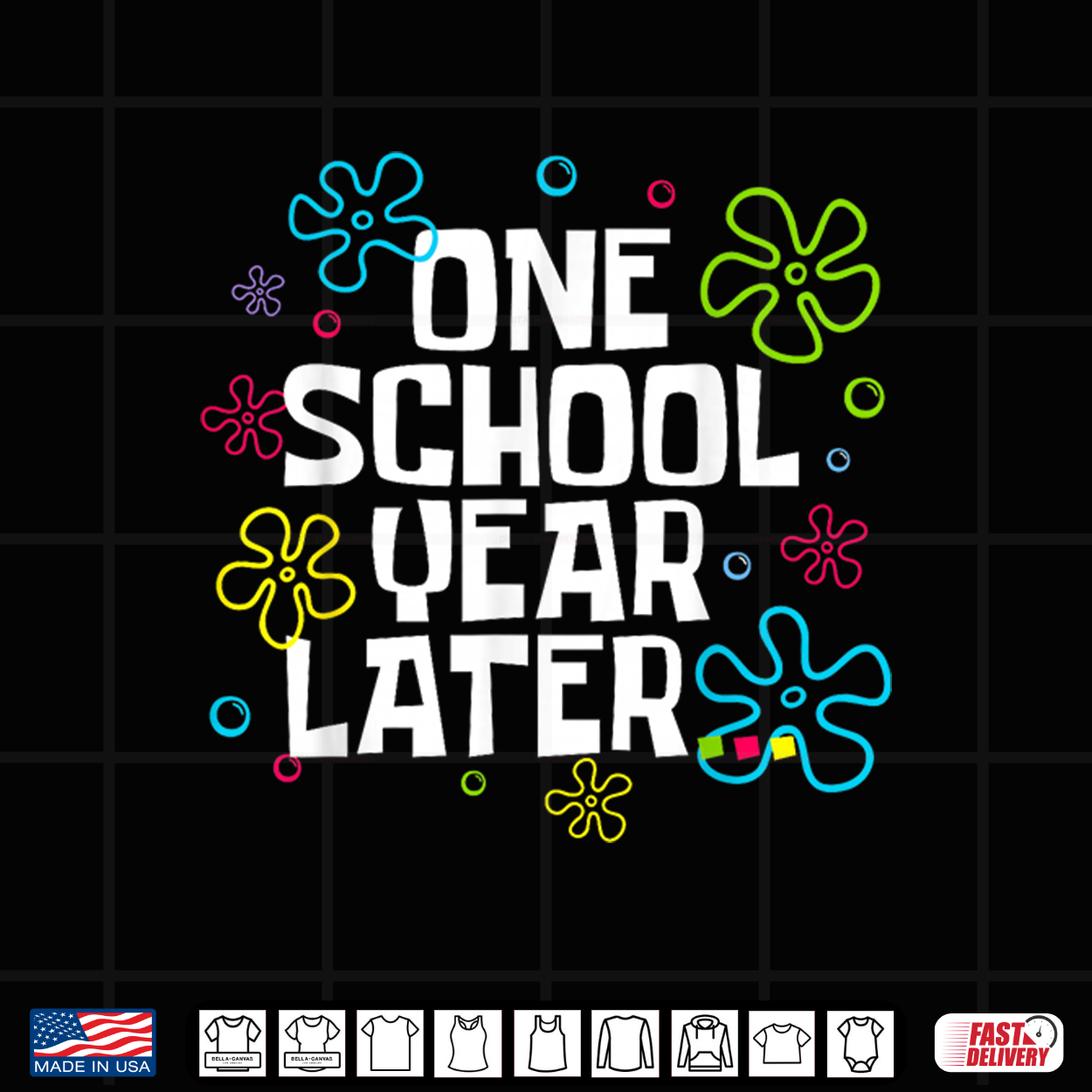 Retro One School Year Later Last Day Of School Teacher Student Shirt Retro One School Year Later Last Day Of School Teacher Student Shirt